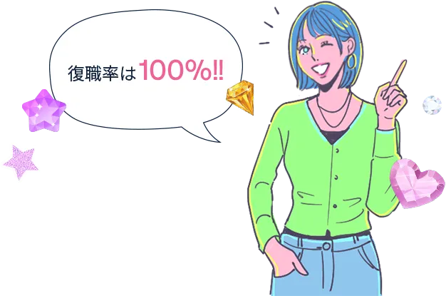 復職率は100%!!
