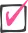 ✔